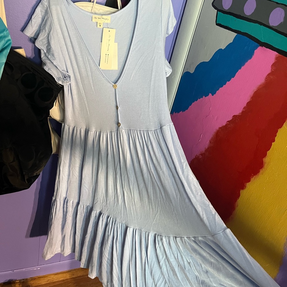 Light blue dress